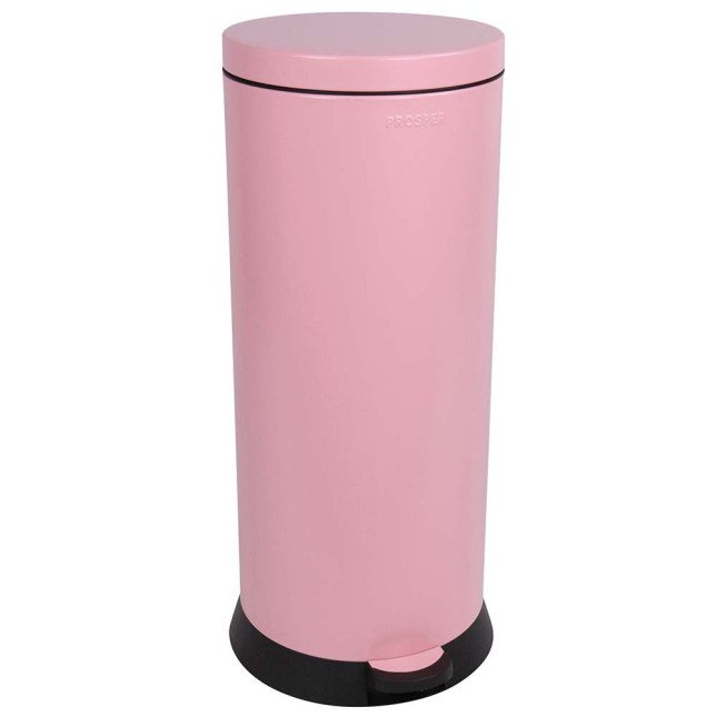 Poubelle cuisine à pédale 30L Rose Dragée Poubelle cuisine à pédale 30L Rose Dragée