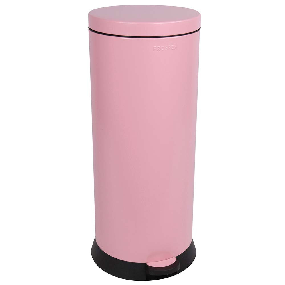 Poubelle cuisine à pédale 30L Rose Dragée Poubelle cuisine à pédale 30L Rose Dragée