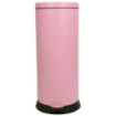 Poubelle cuisine à pédale 30L Rose Dragée Poubelle cuisine à pédale 30L Rose Dragée