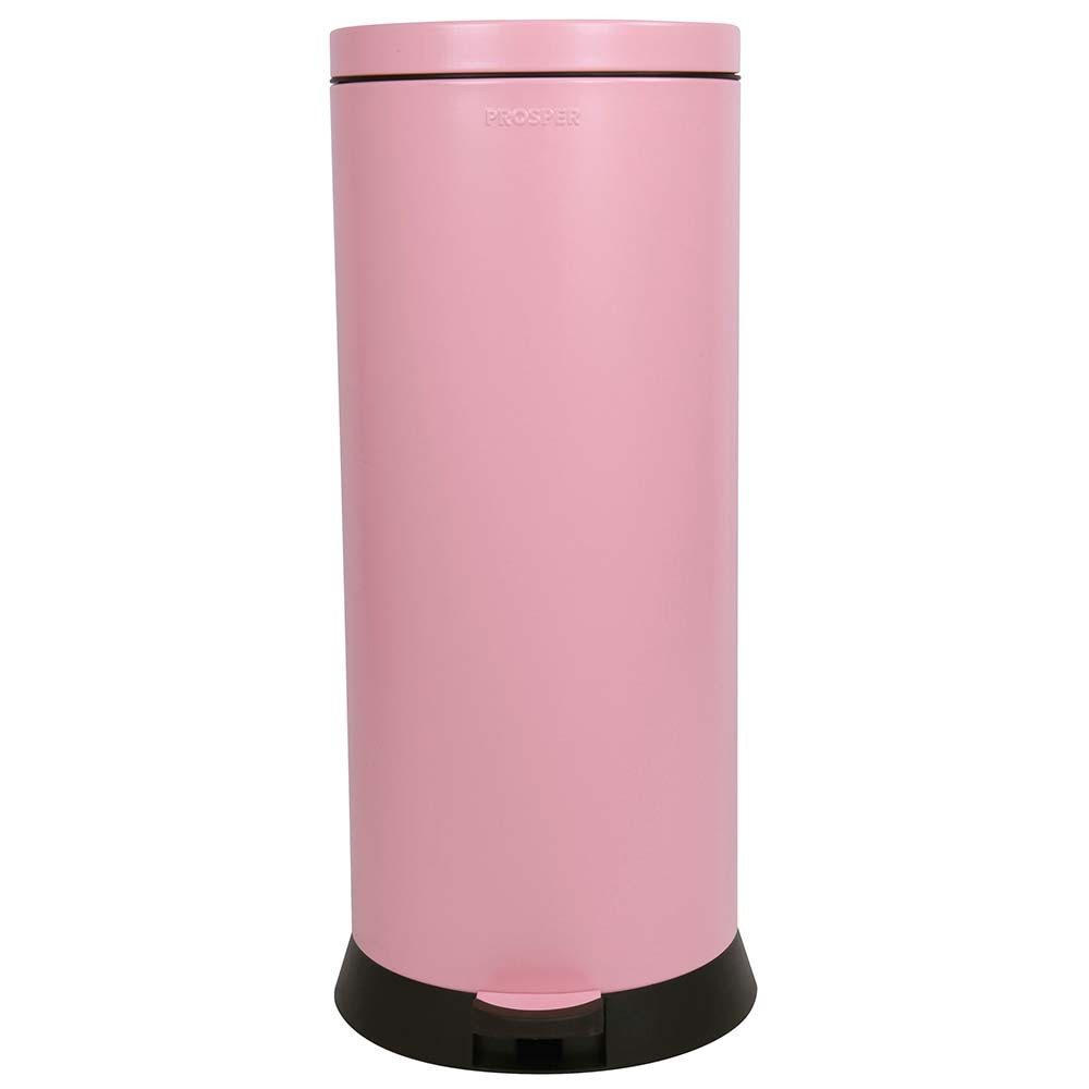 Poubelle cuisine à pédale 30L Rose Dragée Poubelle cuisine à pédale 30L Rose Dragée