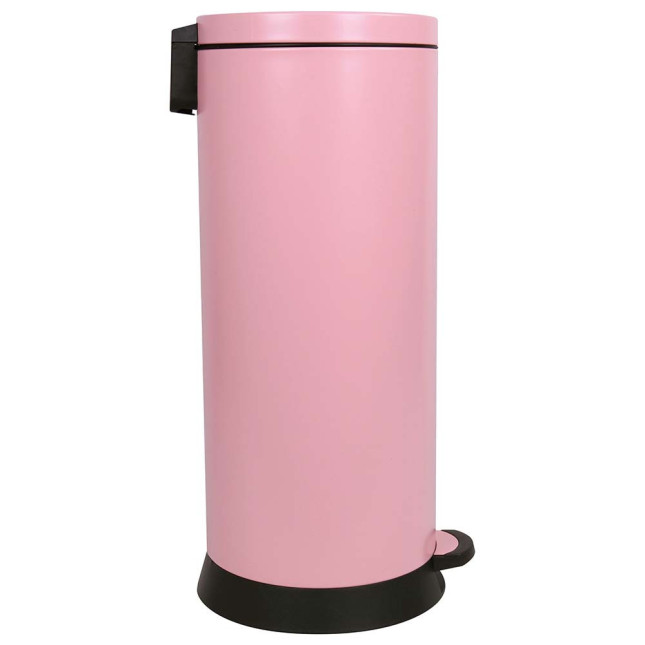 Poubelle cuisine à pédale 30L Rose Dragée Poubelle cuisine à pédale 30L Rose Dragée