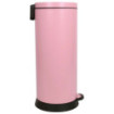 Poubelle cuisine à pédale 30L Rose Dragée Poubelle cuisine à pédale 30L Rose Dragée