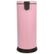 Poubelle cuisine à pédale 30L Rose Dragée Poubelle cuisine à pédale 30L Rose Dragée
