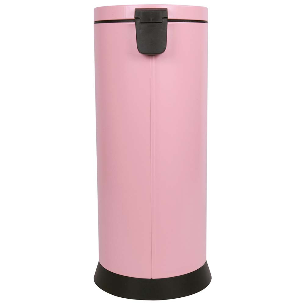 Poubelle cuisine à pédale 30L Rose Dragée Poubelle cuisine à pédale 30L Rose Dragée