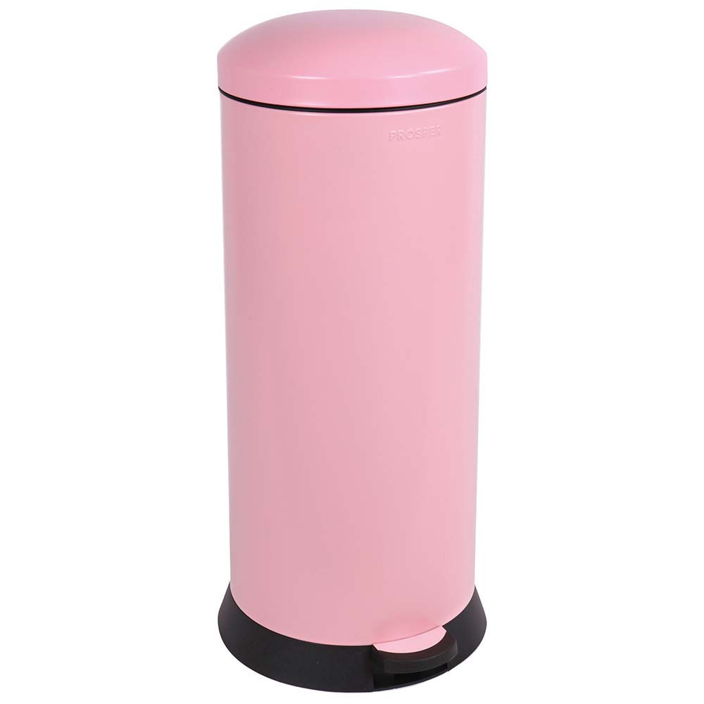 Poubelle cuisine à pédale 30L Rose Dragée Poubelle cuisine à pédale 30L Rose Dragée