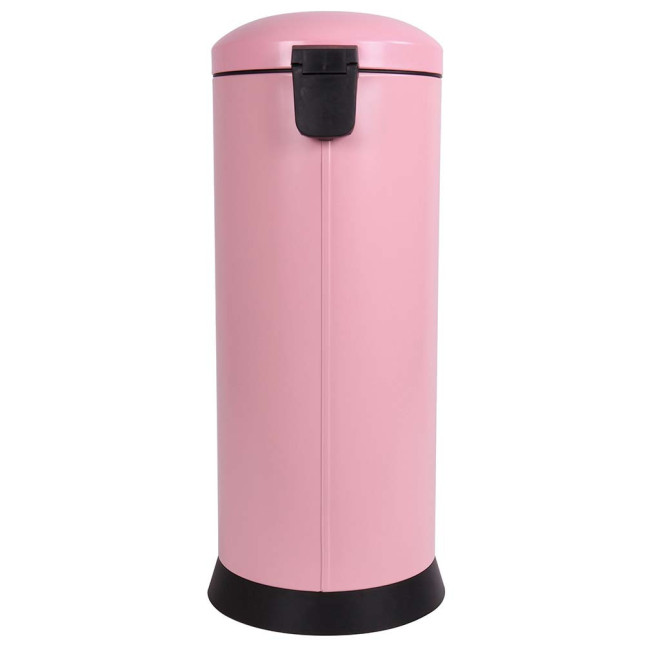 Poubelle cuisine à pédale 30L Rose Dragée Poubelle cuisine à pédale 30L Rose Dragée