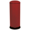 Poubelle cuisine à pédale 30L Rouge Cerise