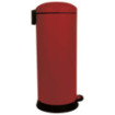 Poubelle cuisine à pédale 30L Rouge Cerise