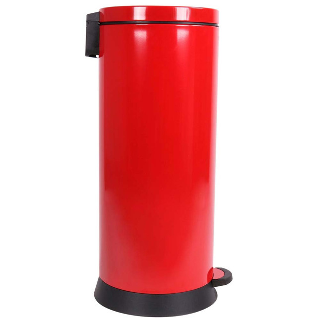 Poubelle cuisine à pédale 30L Rouge Groseille Poubelle cuisine à pédale 30L Rouge Groseille
