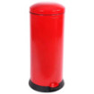 Poubelle cuisine à pédale 30L Rouge Groseille