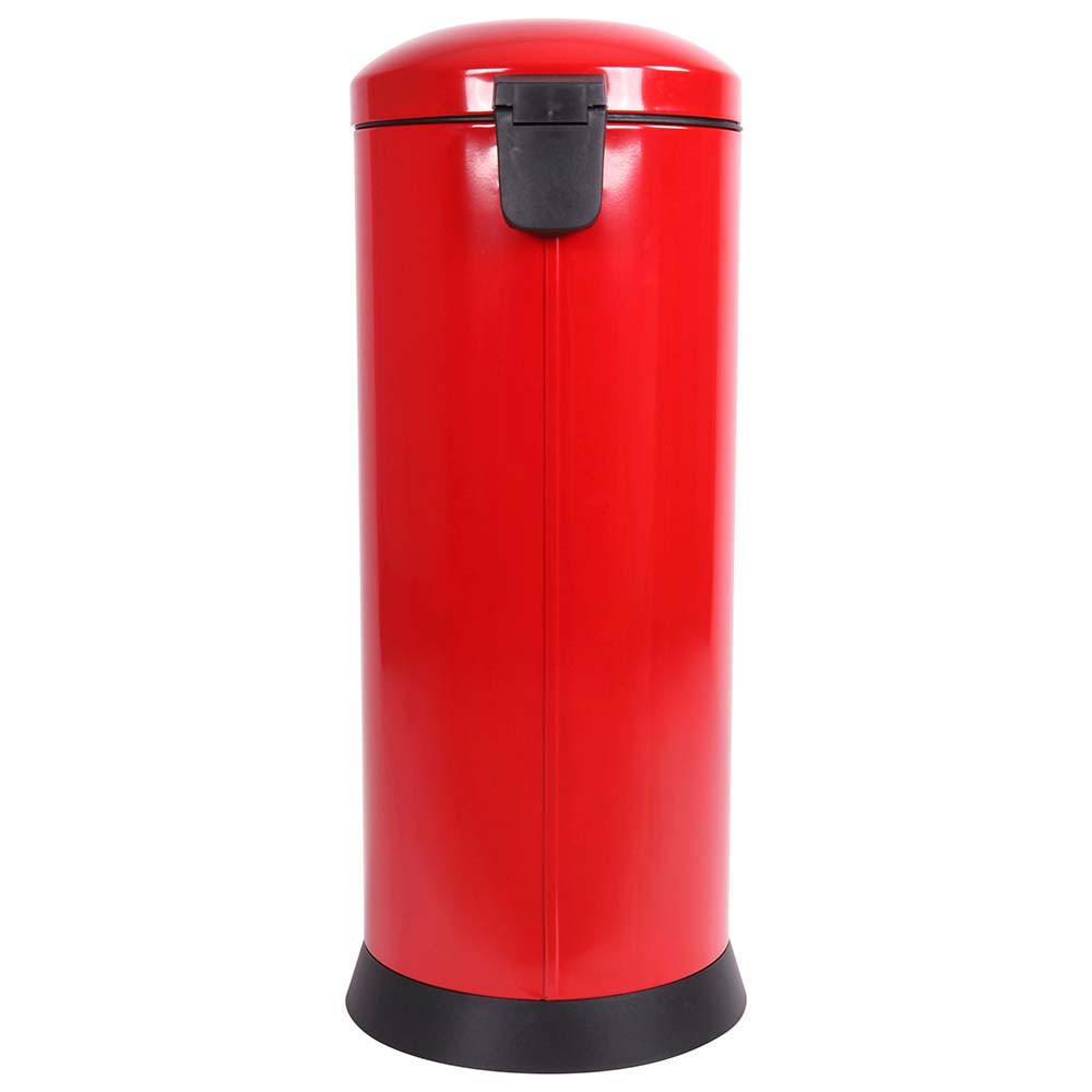 Poubelle cuisine à pédale 30L Rouge Groseille