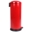 Poubelle cuisine à pédale 30L Rouge Groseille