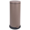 Poubelle cuisine à pédale 30L Taupe
