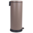 Poubelle cuisine à pédale 30L Taupe