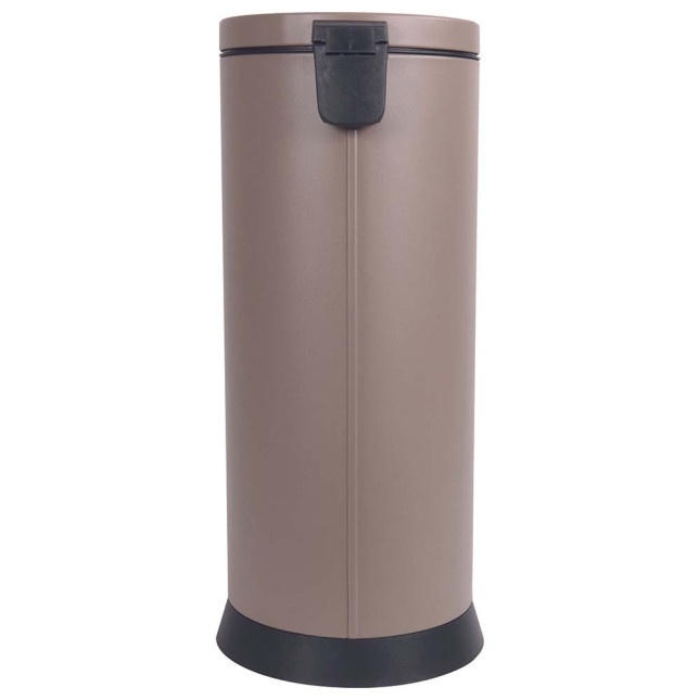 Poubelle cuisine à pédale 30L Taupe