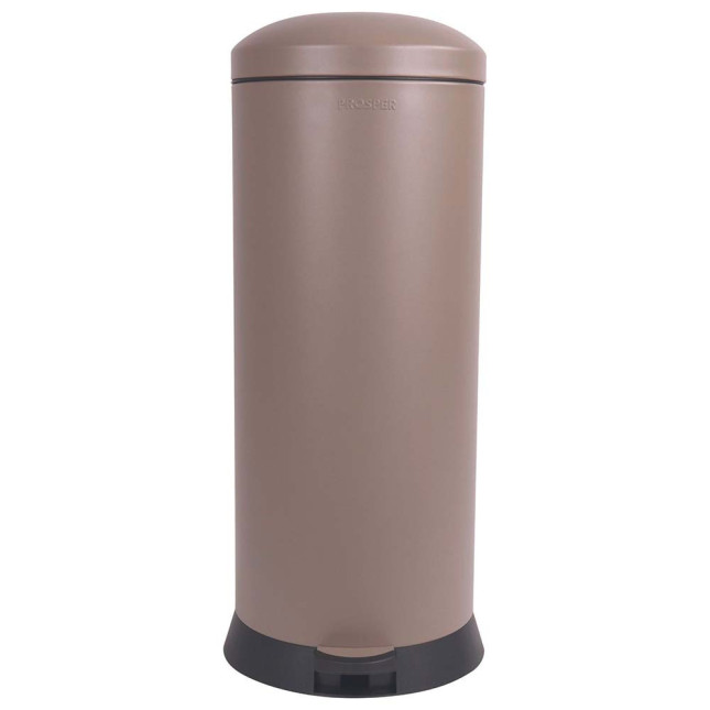 Poubelle cuisine à pédale 30L Taupe Poubelle cuisine à pédale 30L Taupe