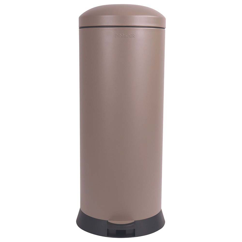 Poubelle cuisine à pédale 30L Taupe