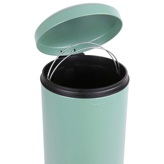 Poubelle cuisine à pédale 30L Vert Natura