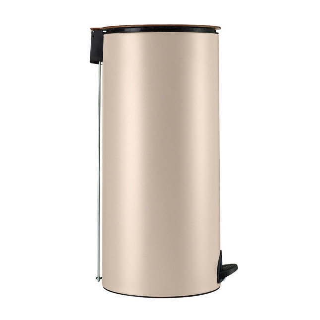 Poubelle cuisine à pédale 30L Beige Astral