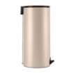 Poubelle cuisine à pédale 30L Beige Astral