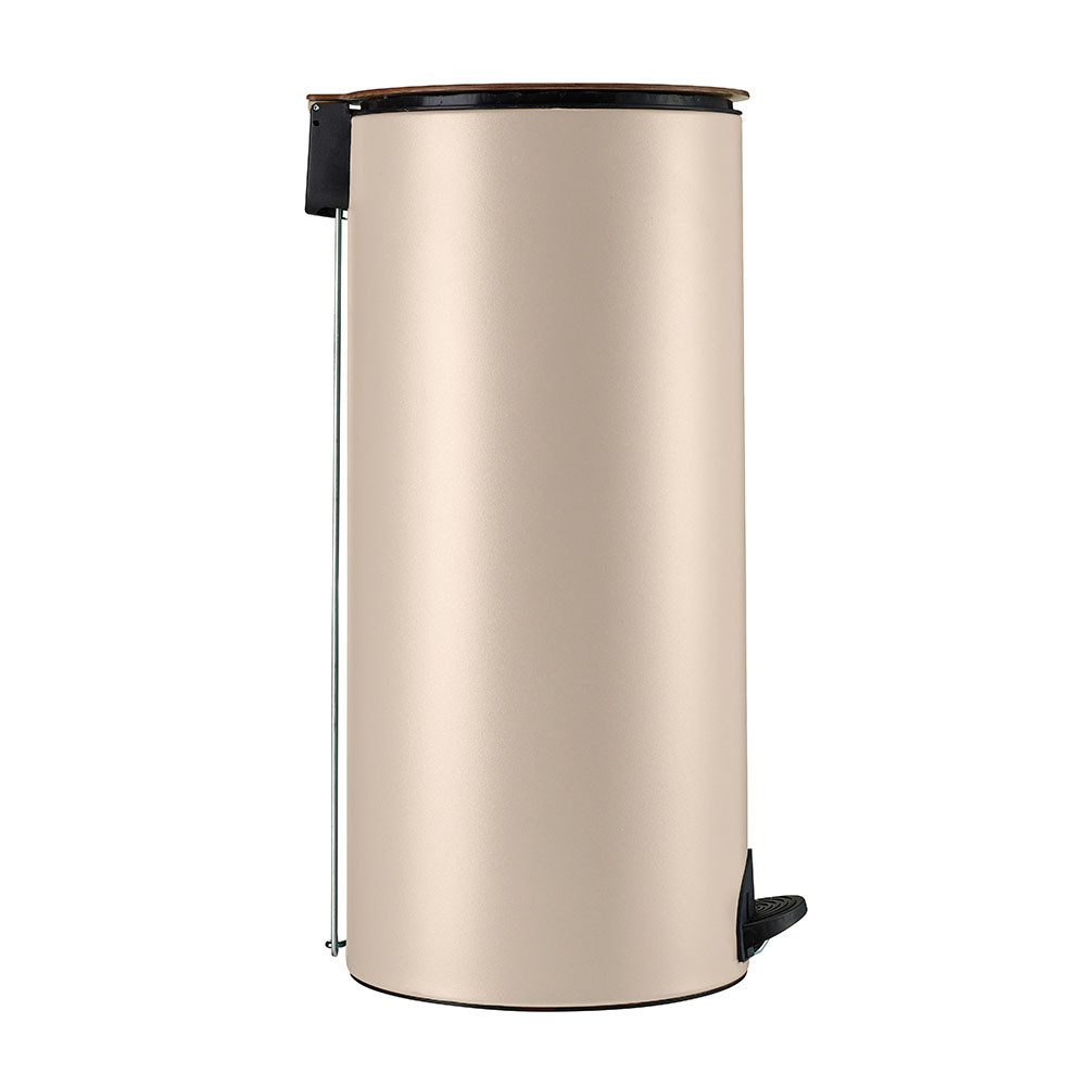 Poubelle cuisine à pédale 30L Beige Astral