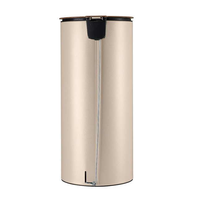 Poubelle cuisine à pédale 30L Beige Astral