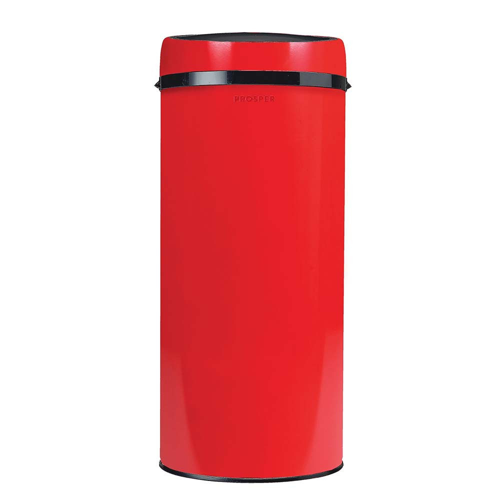 Poubelle cuisine automatique 45L Rouge Groseille