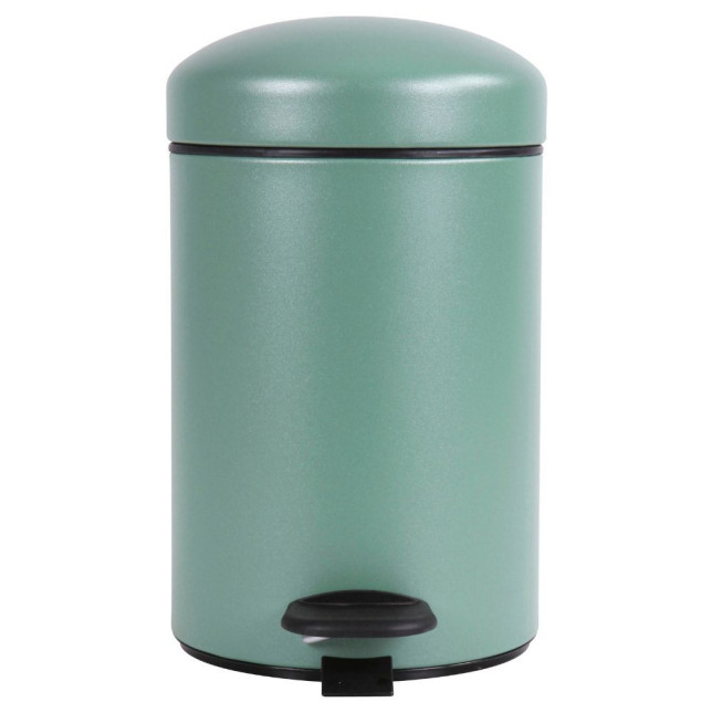 Ensemble salle de bains/toilettes avec poubelle 3L et accessoires Vert Natura
