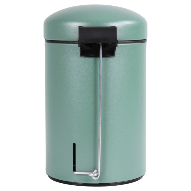 Ensemble salle de bains/toilettes avec poubelle 3L et accessoires Vert Natura