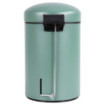 Ensemble salle de bains/toilettes avec poubelle 3L et accessoires Vert Natura