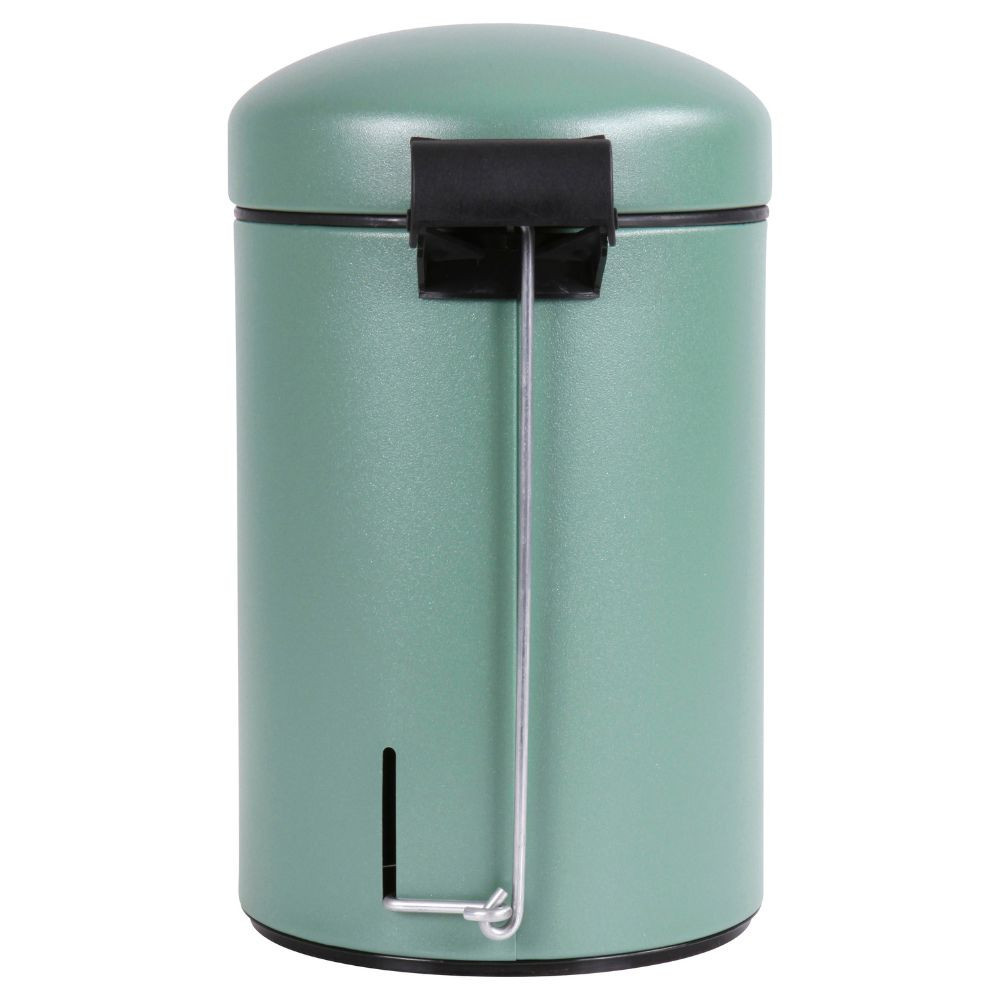 Ensemble salle de bains/toilettes avec poubelle 3L et accessoires Vert Natura