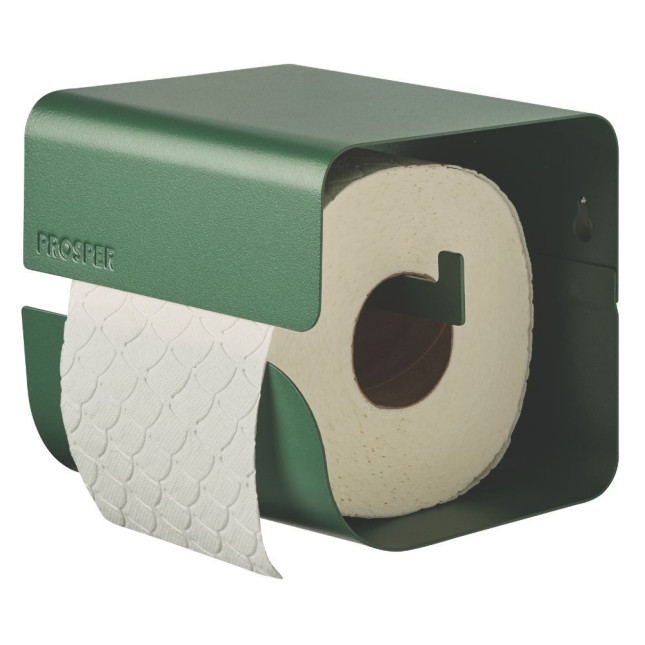 Ensemble salle de bains/toilettes avec poubelle 3L et accessoires Vert Natura