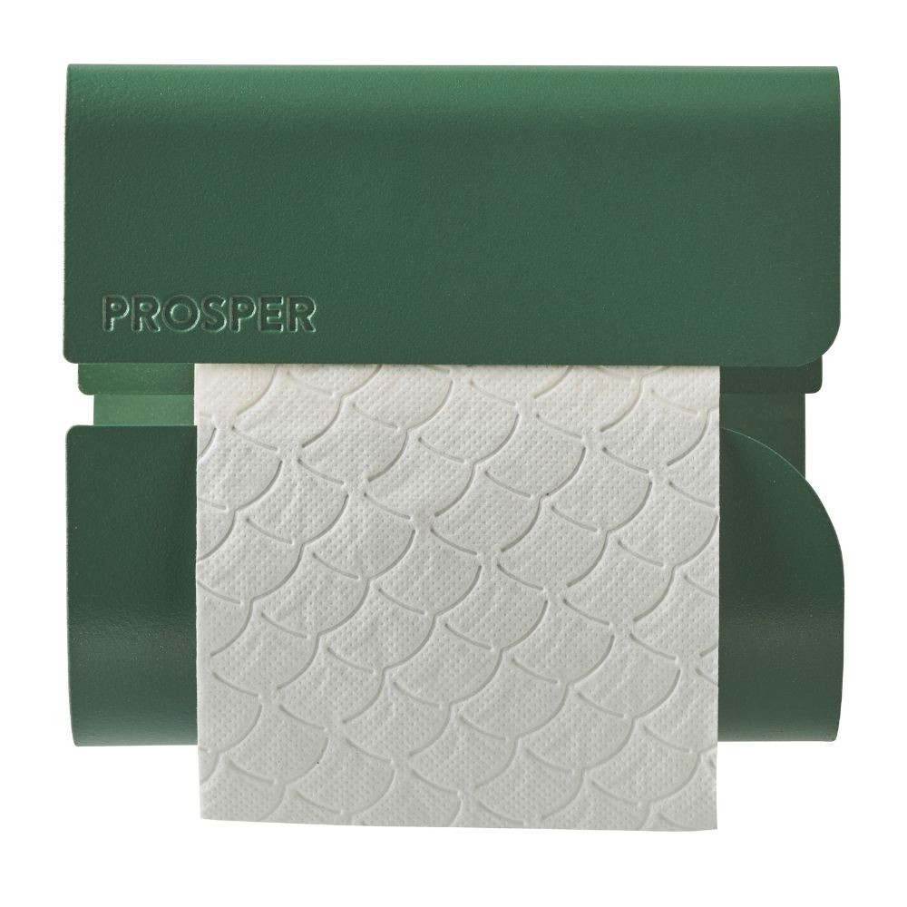 Ensemble salle de bains/toilettes avec poubelle 3L et accessoires Vert Natura