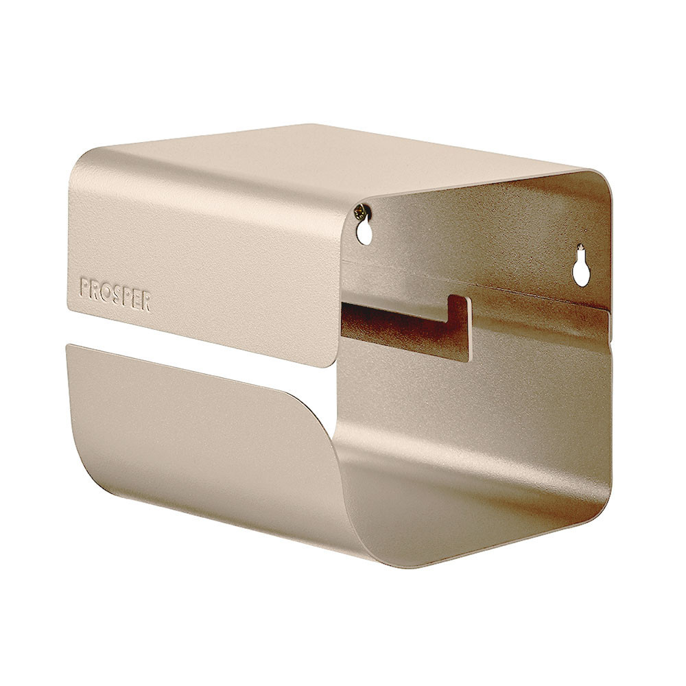 Ensemble salle de bains/toilettes avec poubelle 3L et accessoires Beige Astral