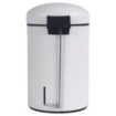 Ensemble salle de bains/toilettes avec poubelle 3L et accessoires Blanc Coton Ensemble salle de bains/toilettes avec poubelle 3L et accessoires Blanc Coton