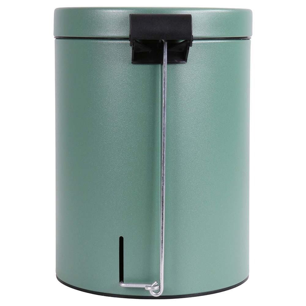 Poubelle de salle de bain à pédale 5L Vert Natura Poubelle de salle de bain à pédale 5L Vert Natura