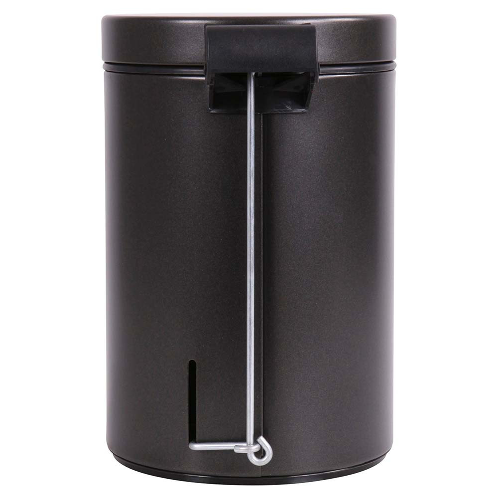 Poubelle salle de bain 3L et 40 sacs poubelle 5L Noir Basalte Poubelle salle de bain 3L et 40 sacs poubelle 5L Noir Basalte