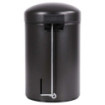 Poubelle salle de bain 3L et 40 sacs poubelle 5L Noir Basalte