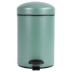 Poubelle salle de bain 3L et 40 sacs poubelle 5L Vert Natura
