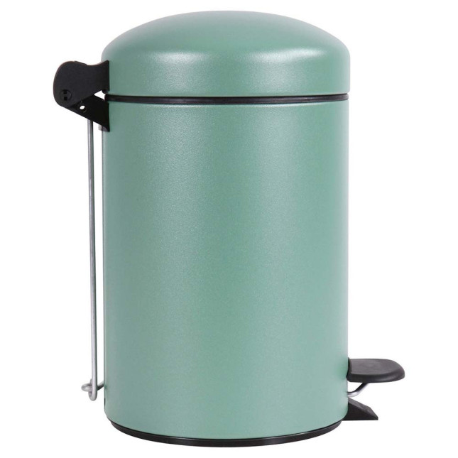 Poubelle salle de bain 3L et 40 sacs poubelle 5L Vert Natura