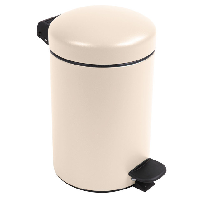 Poubelle salle de bain 3L et 40 sacs poubelle 5L Beige Astral