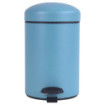 Poubelle salle de bain à pédale 3L Bleu Céleste