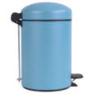 Poubelle salle de bain à pédale 3L Bleu Céleste