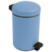 Poubelle salle de bain à pédale 3L Bleu Lavande Poubelle salle de bain à pédale 3L Bleu Lavande
