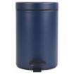 Poubelle salle de bain à pédale 3L Bleu Minéral