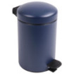 Poubelle salle de bain à pédale 3L Bleu Minéral Poubelle salle de bain à pédale 3L Bleu Minéral
