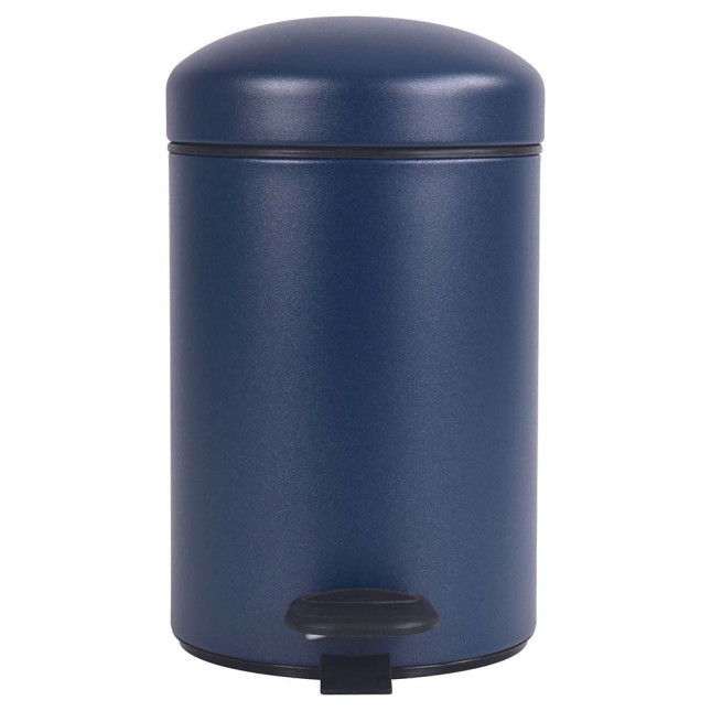 Poubelle salle de bain à pédale 3L Bleu Minéral Poubelle salle de bain à pédale 3L Bleu Minéral