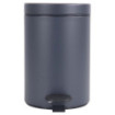 Poubelle salle de bain à pédale 3L Gris Anthracite Poubelle salle de bain à pédale 3L Gris Anthracite