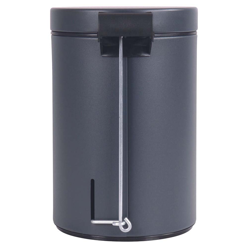 Poubelle salle de bain à pédale 3L Gris Anthracite Poubelle salle de bain à pédale 3L Gris Anthracite