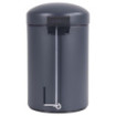 Poubelle salle de bain à pédale 3L Gris Anthracite Poubelle salle de bain à pédale 3L Gris Anthracite